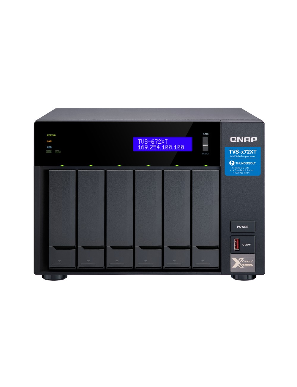 QNAP TVS-672XT-i3-8G