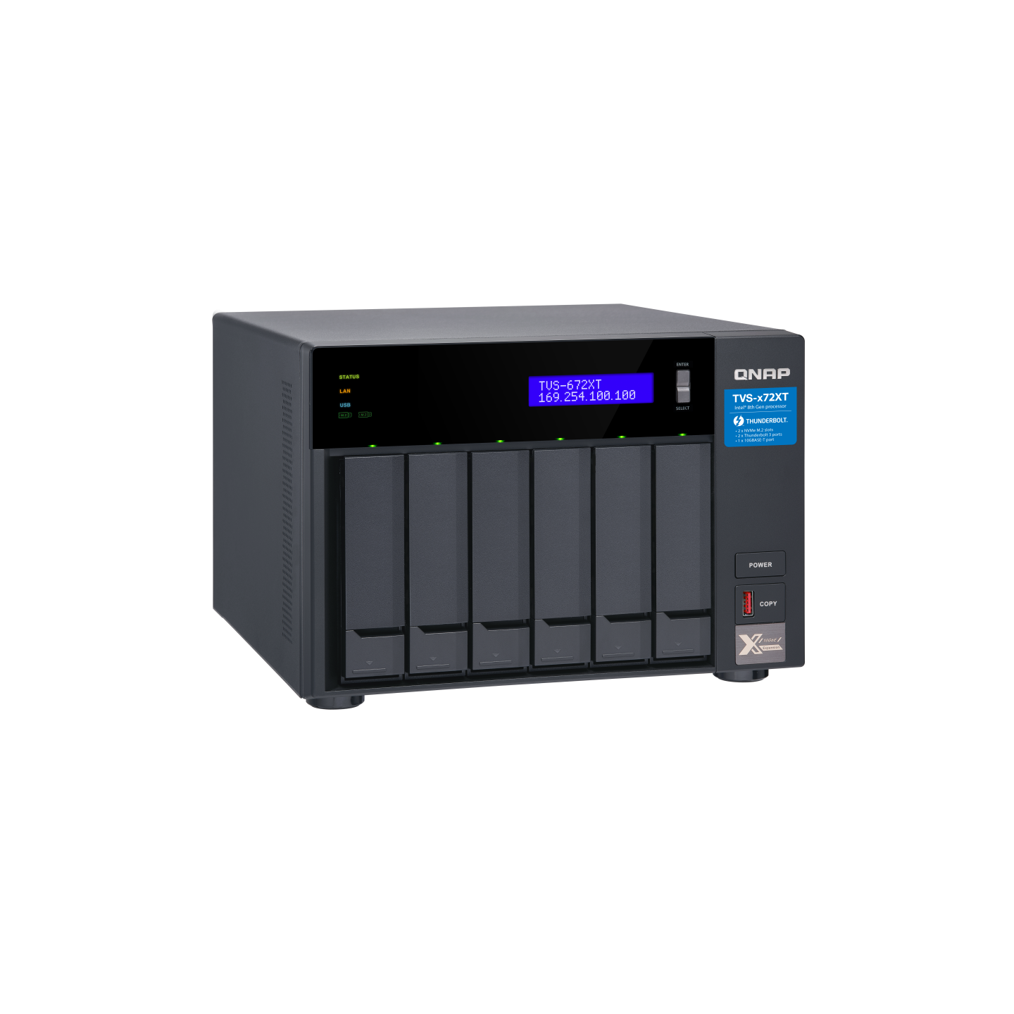 QNAP TVS-672XT-i3-8G