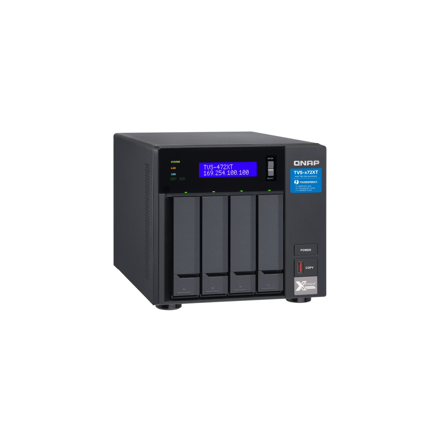 QNAP TVS-472XT-PT-4G (Legacy)