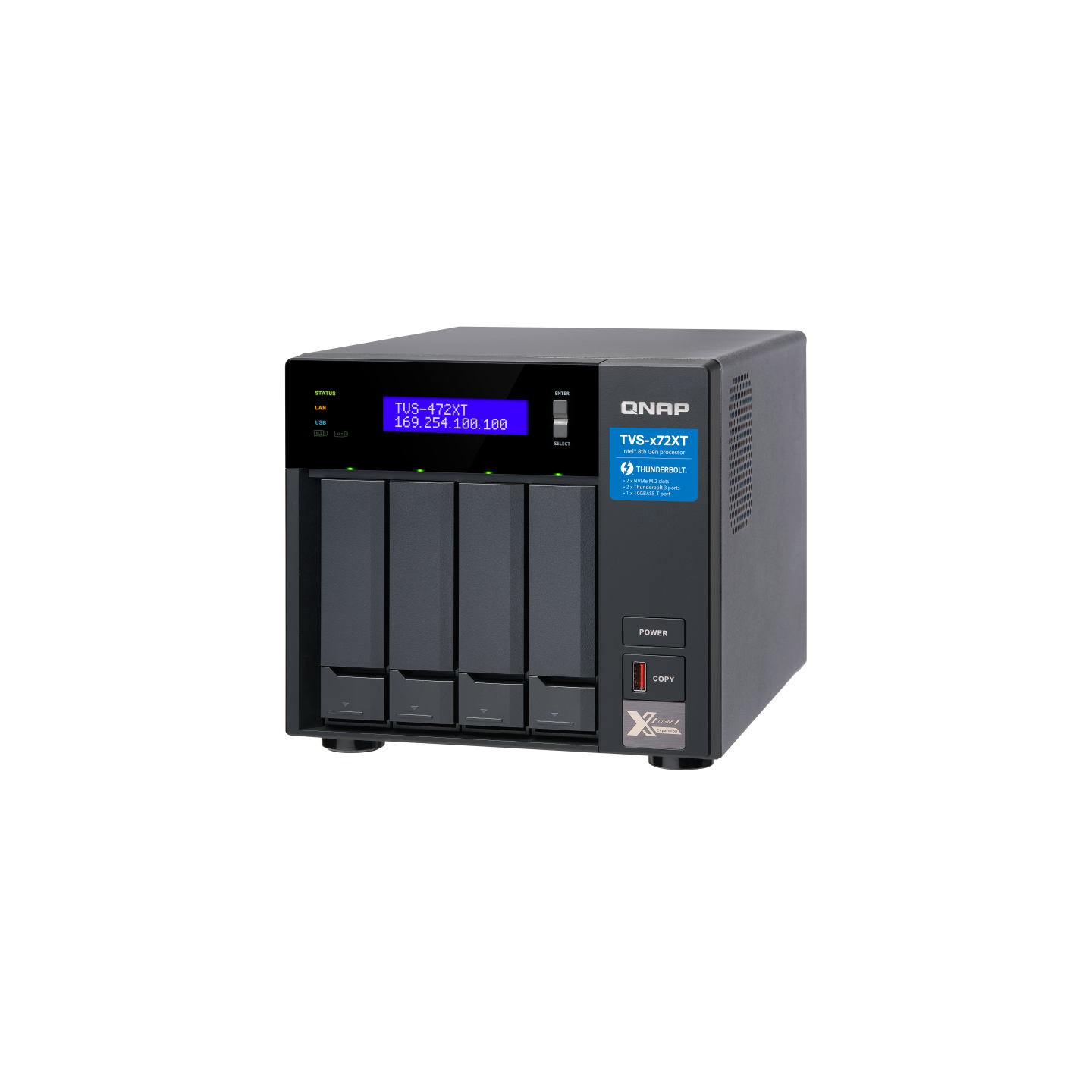 QNAP TVS-472XT-PT-4G (Legacy)