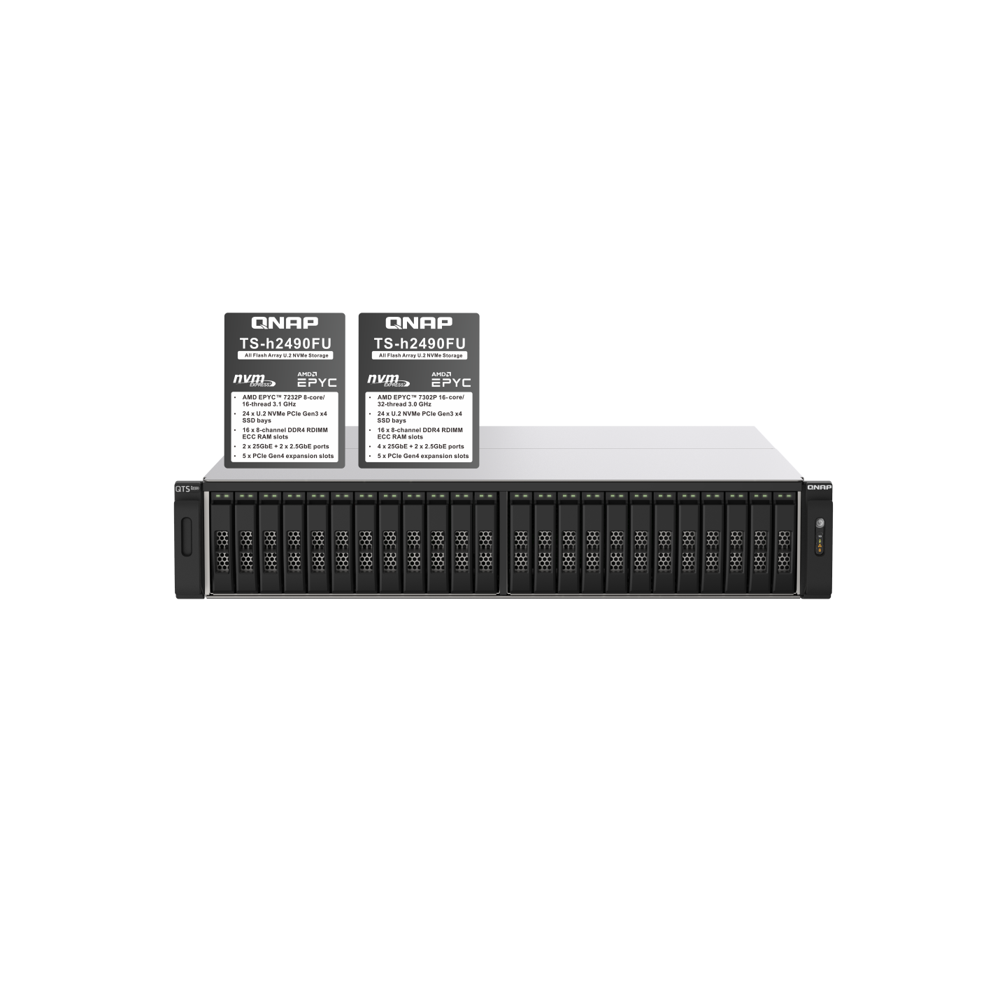 QNAP TS-h2490FU-7302P-256G (By Request)
