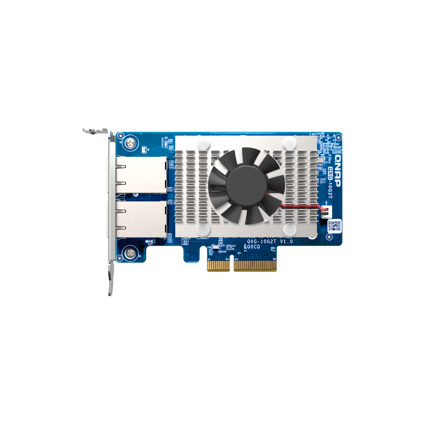 Dual-port, 5-speed 10 GbE (RJ45) network expansion card