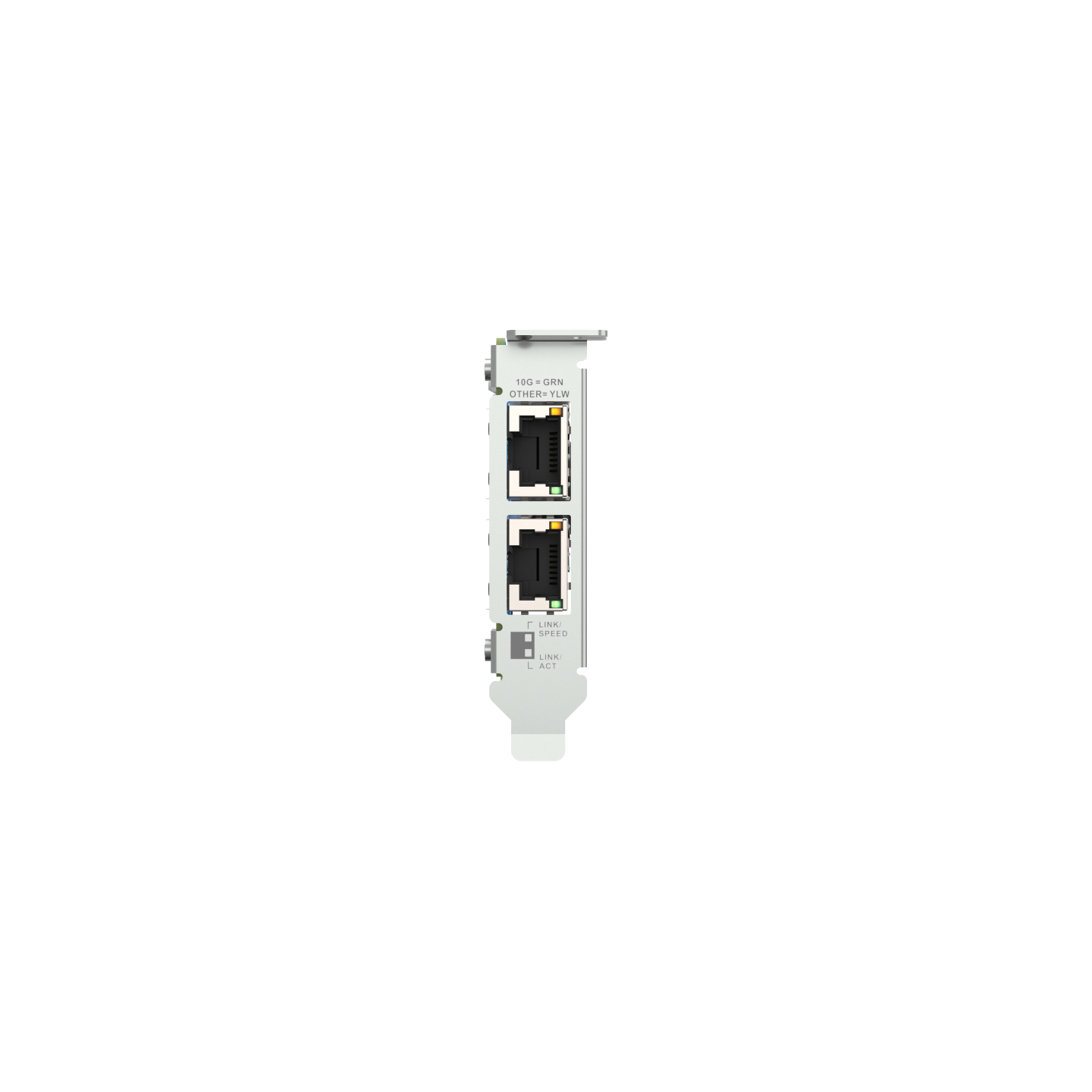 Dual-port, 5-speed 10 GbE (RJ45) network expansion card