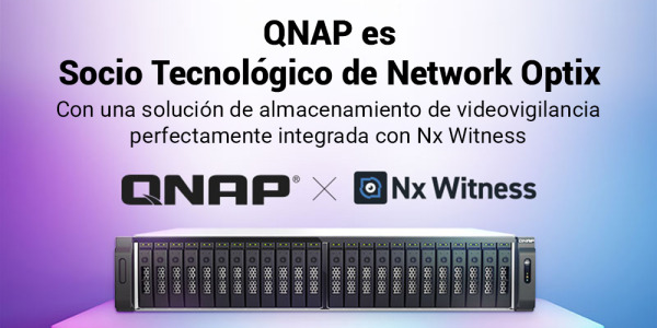 QNAP se asocia con Network Optix para ofrecer la solución de almacenamiento de videovigilancia Nx Witness perfectamente integrada